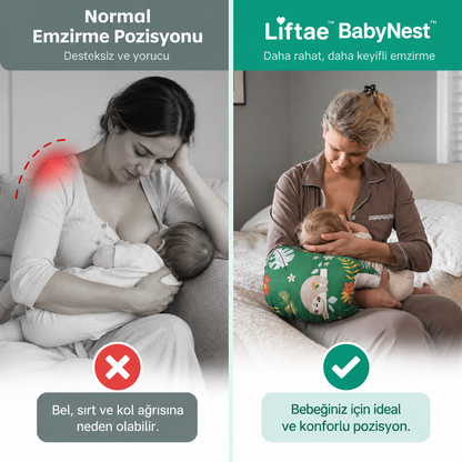 Liftae BabyNest™ | Bebek Emzirme Destek Kolluğu