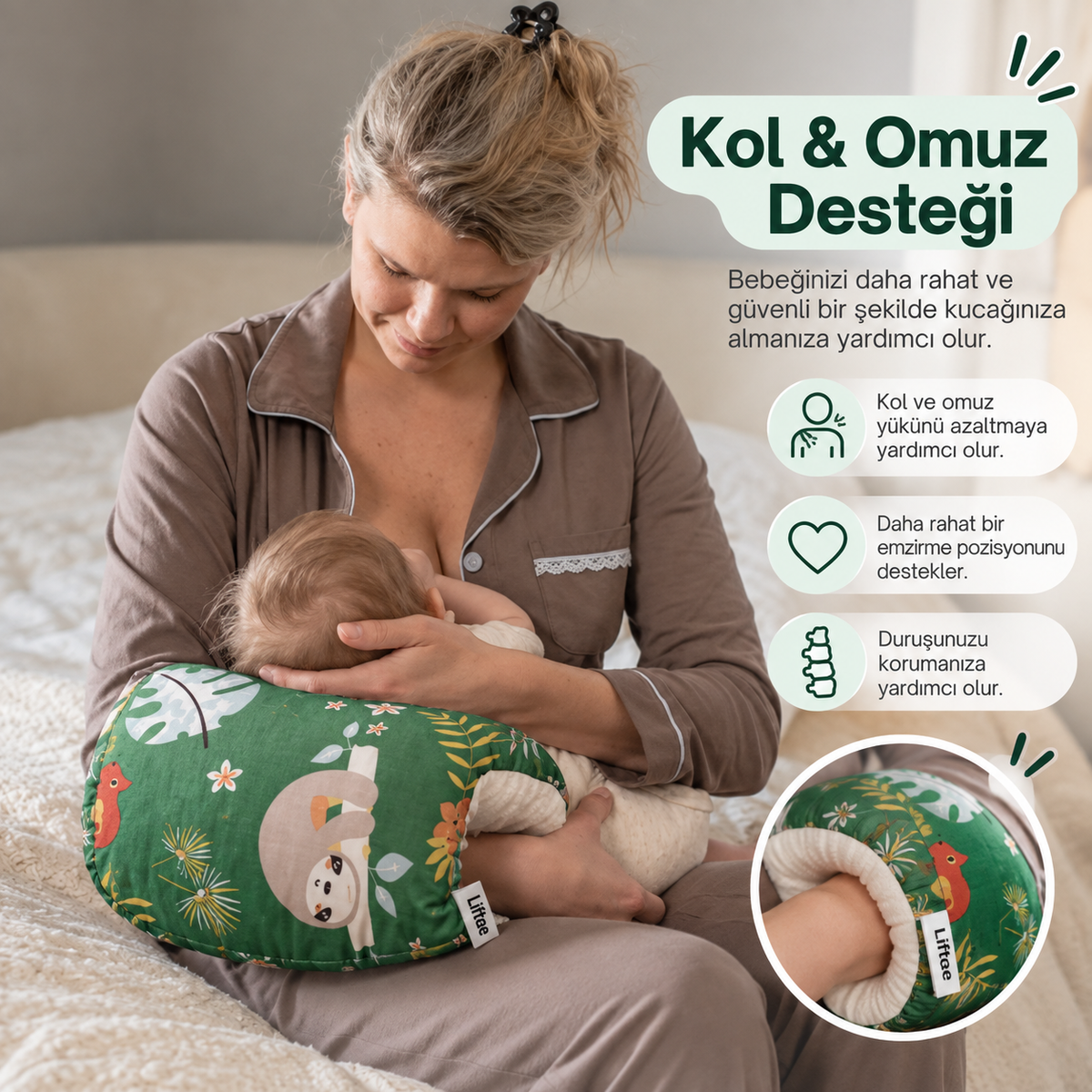Liftae BabyNest™ | Bebek Emzirme Destek Kolluğu