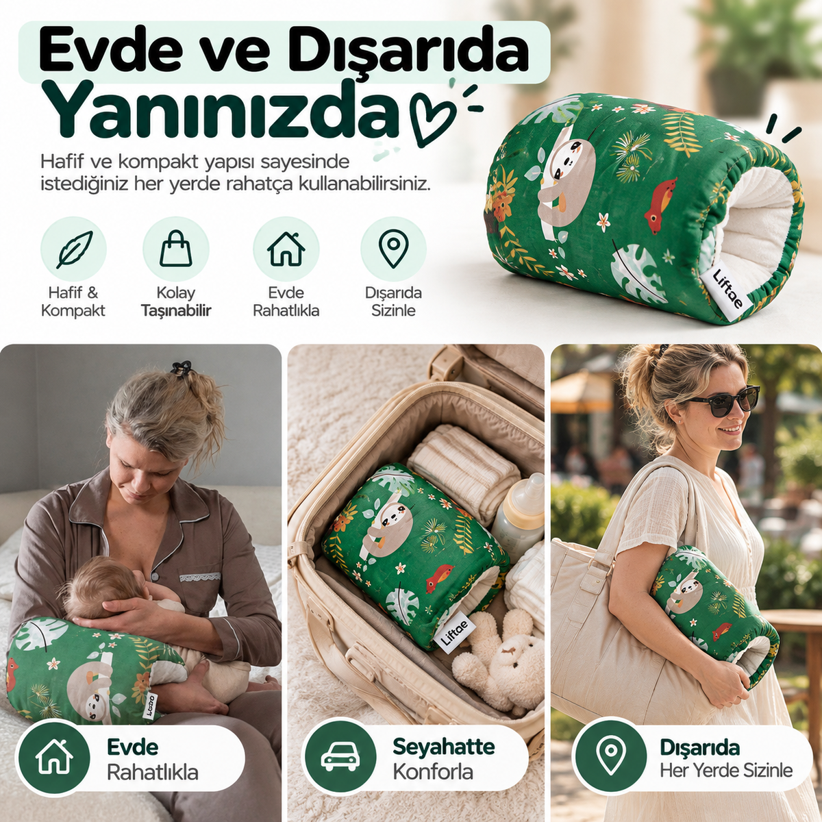 Liftae BabyNest™ | Bebek Emzirme Destek Kolluğu