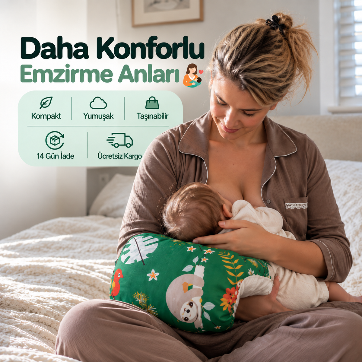 Liftae BabyNest™ | Bebek Emzirme Destek Kolluğu